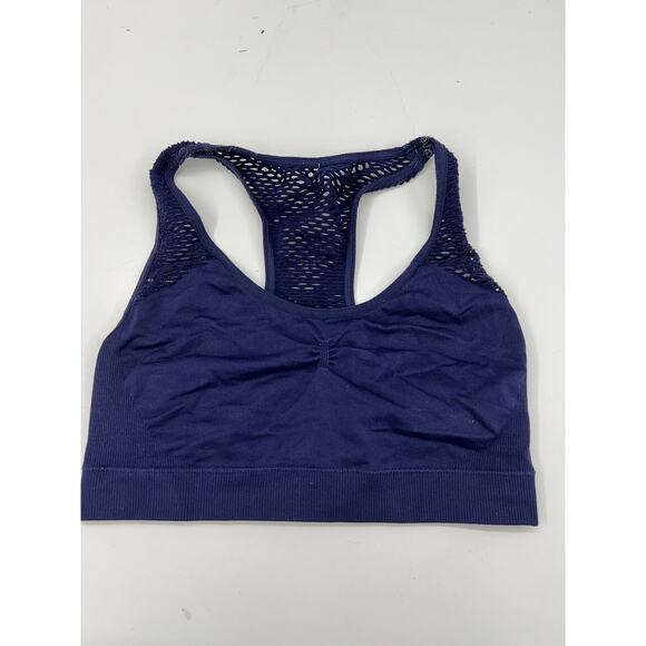Aerie Sports Bras Set of Two Blue Racerback Mesh Seamless - Picture 1 of 16